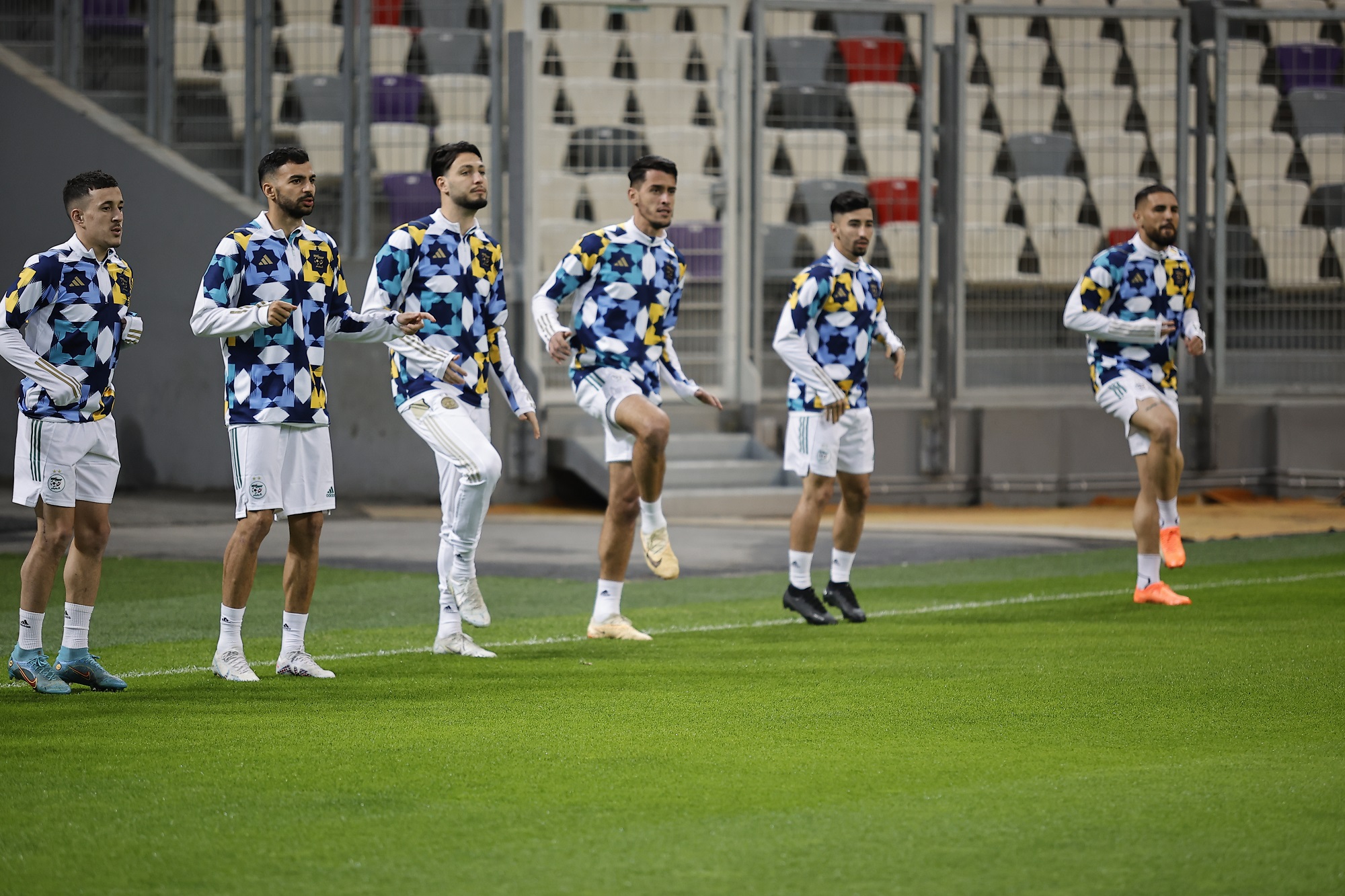 belaid bensebaini leris A Entrainement avant match NIGER 3