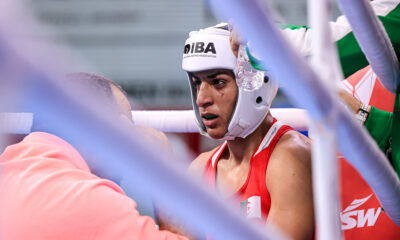 imane khelif boxe feminin new delhi 2023 assis ring