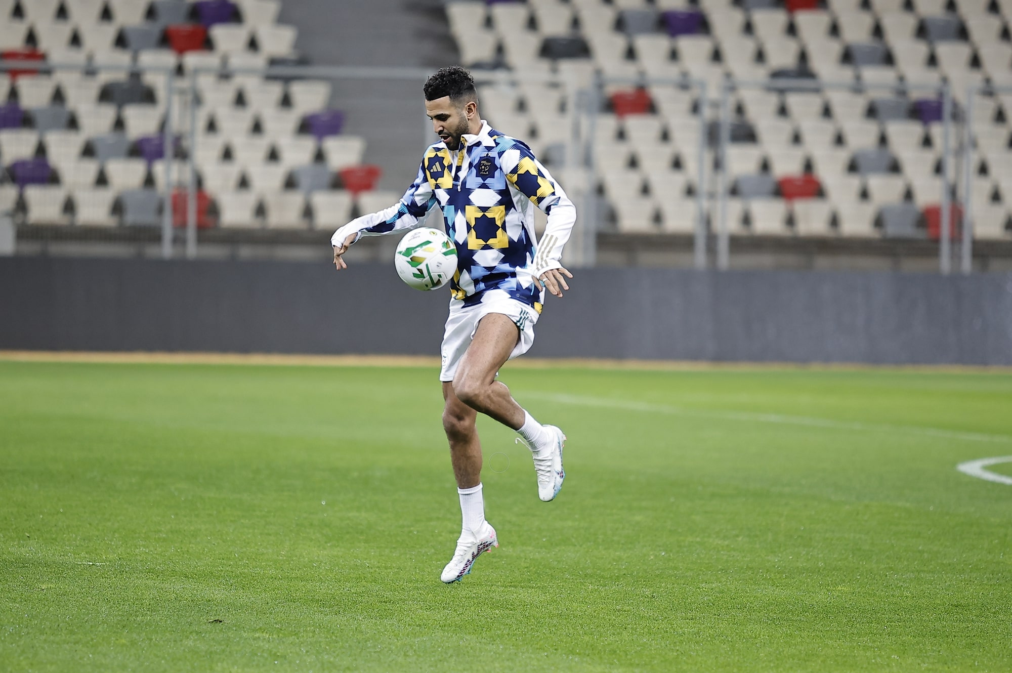 mahrez Entrainement avant match NIGER 1