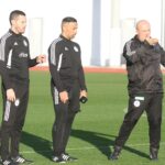 ould ali U23 avec mesbah et benhamou adjoints