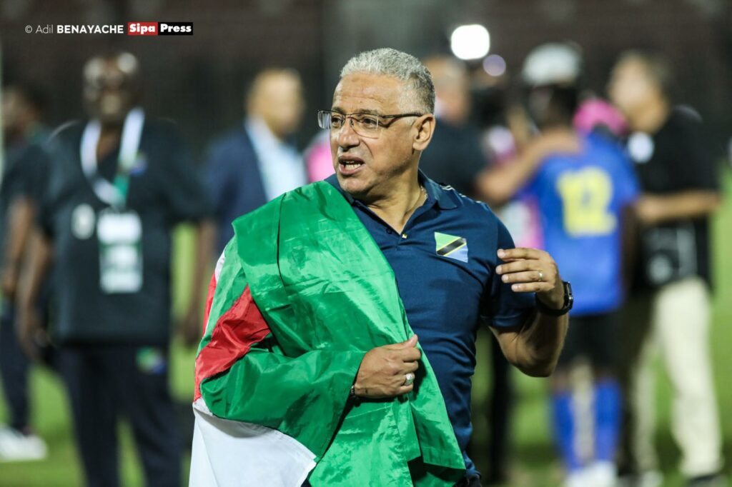 amrouche adel coach taifa star drapeau annaba algerie tanzanie 1 1 septembre 2023