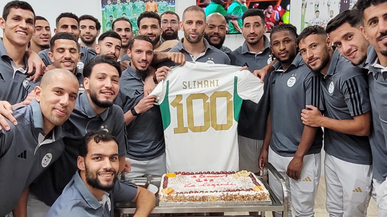 Slimani 100 matchs