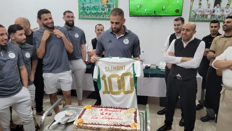 Slimani 100 matchs