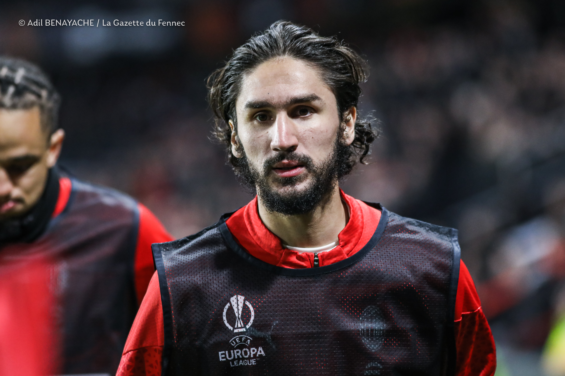 adli yacine milan ac rennes gros plan