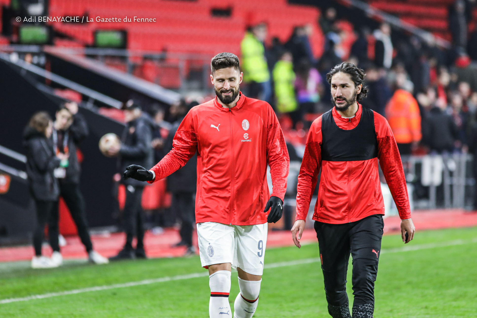 giroud yacine adli milan ac rennes