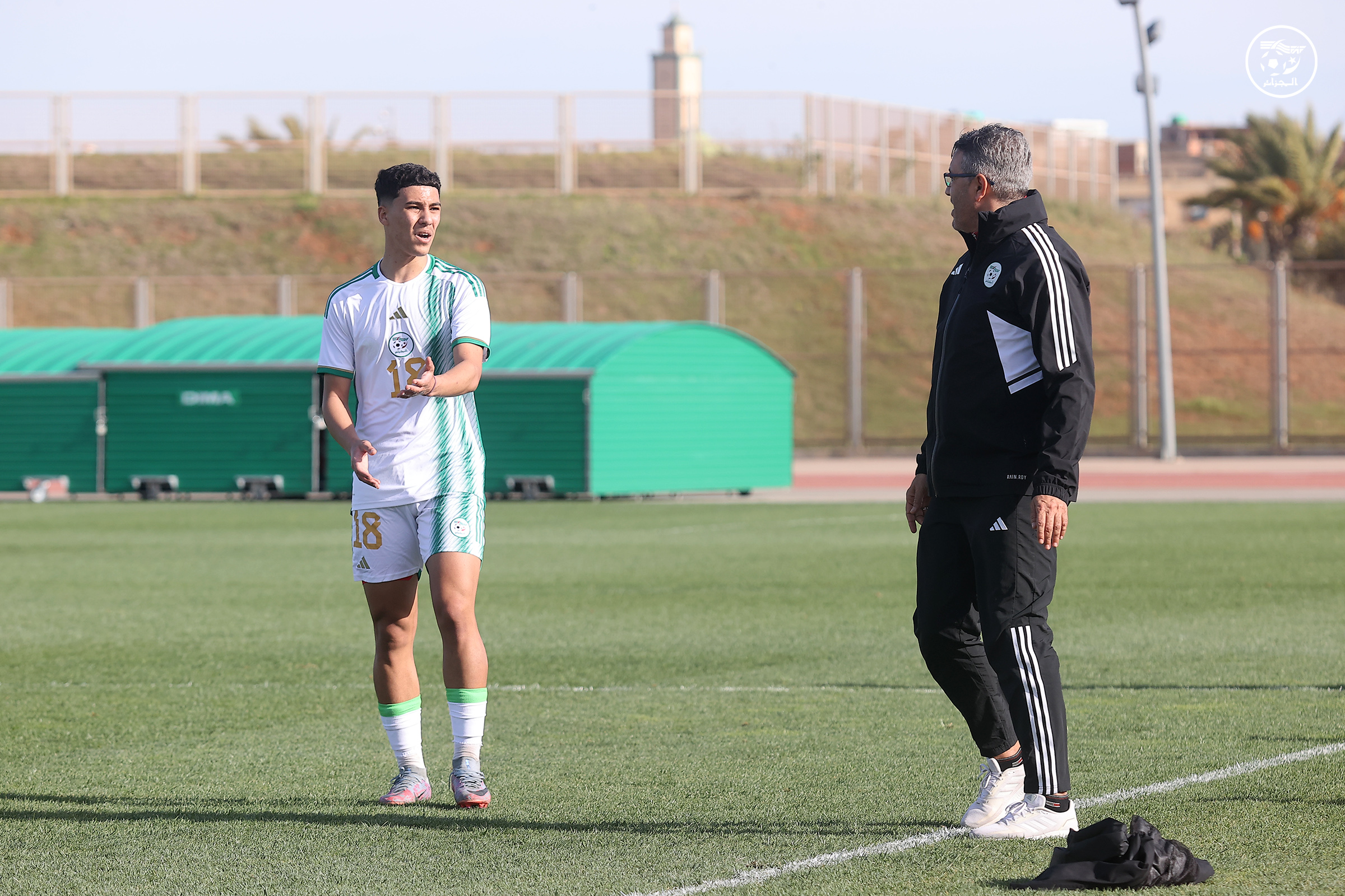 U20 coach manaa yacine oran stage