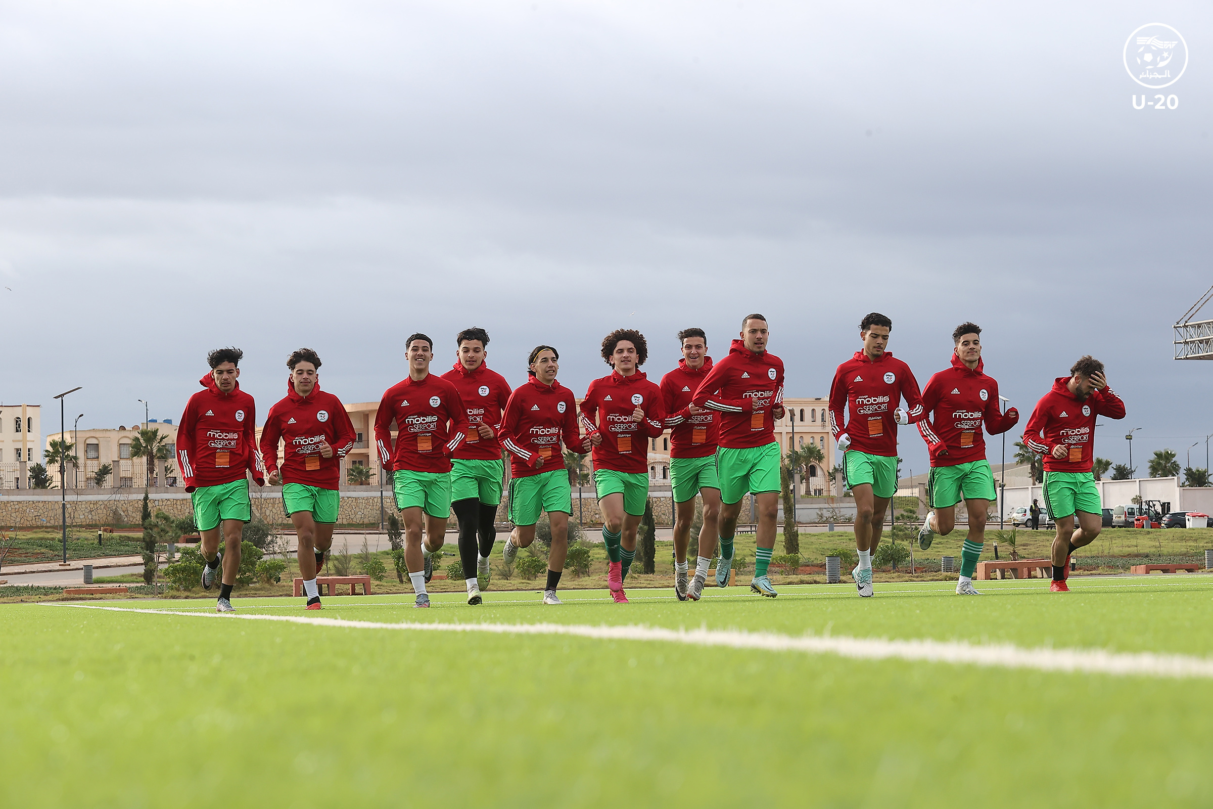 selection U20 en stage a oran fevrier 2024