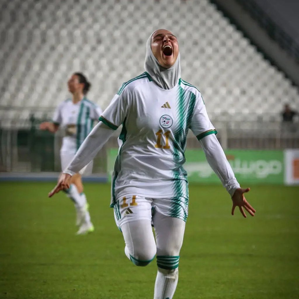 First goal for Algeria & it was truly a special moment 🥹Let's complete the task and secure our qualification ticket inchAllah #djazair #lesverts #algeria #letsdoit