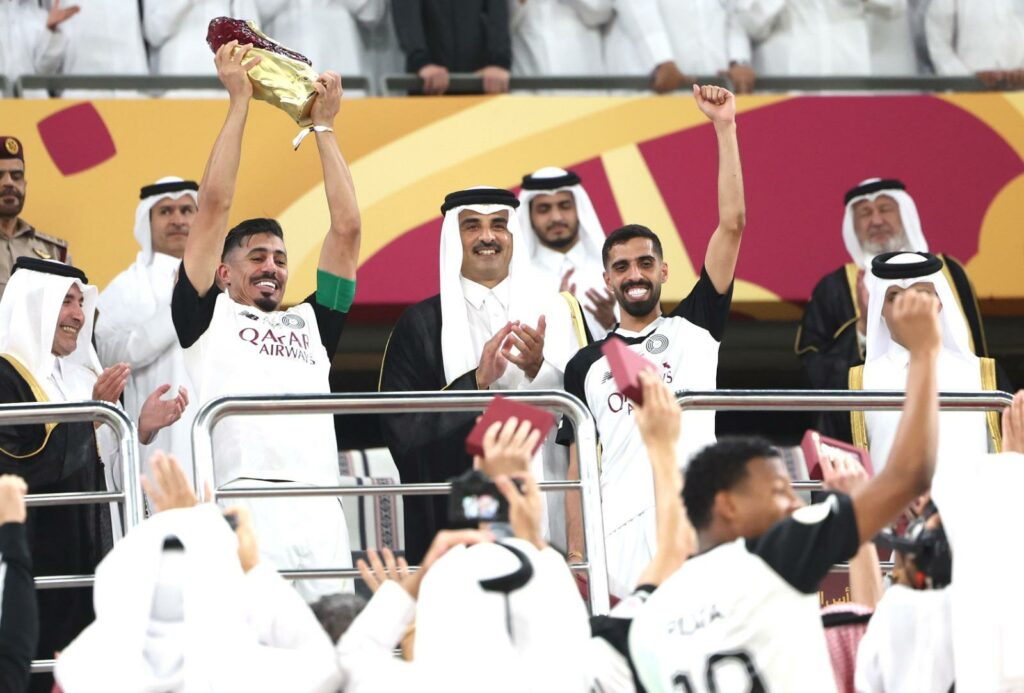 bounedjah qatar al sadd capitaine dernier trophee coupe emir