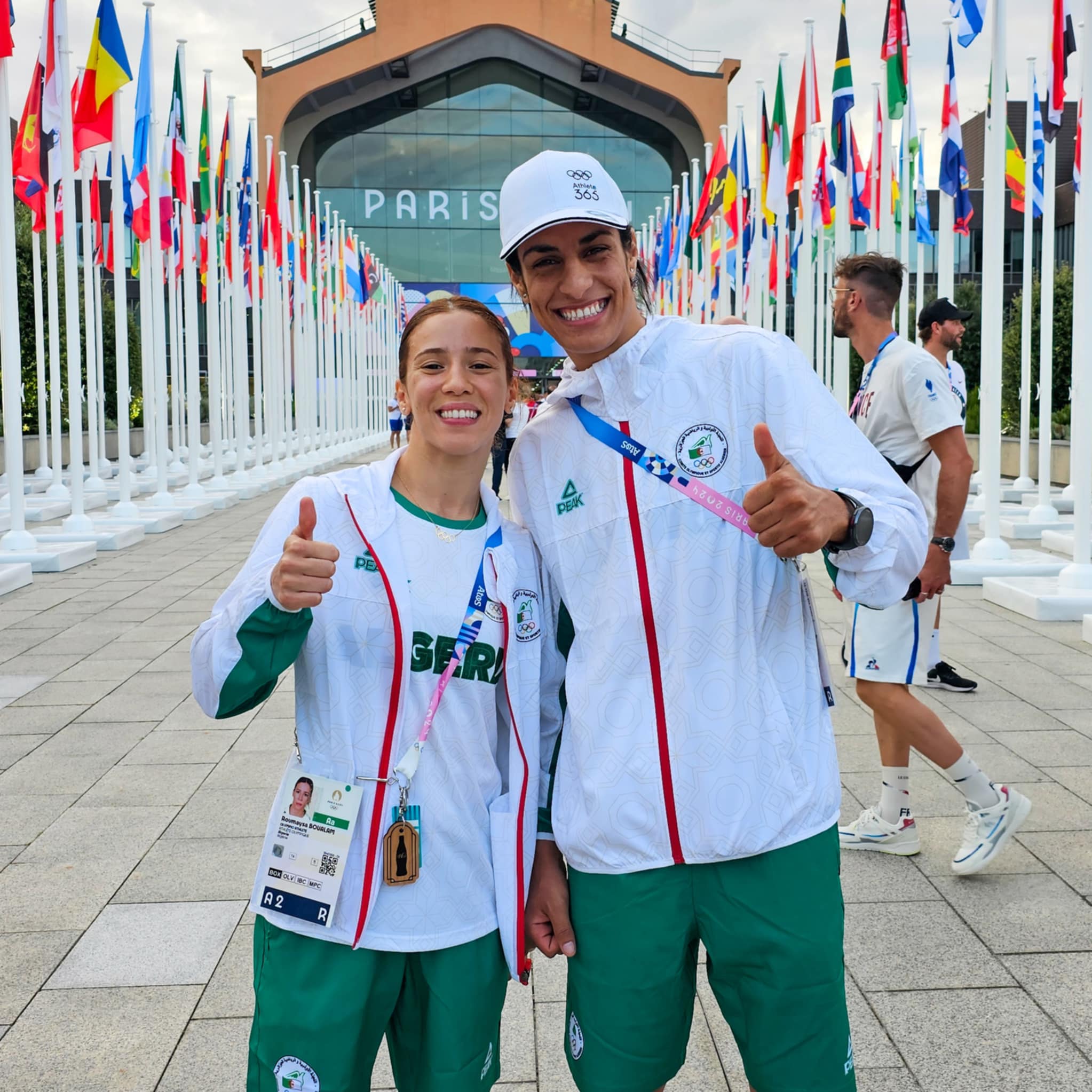 boxe imane khelif roumaysa boualam jo 2024 paris entree village olympique