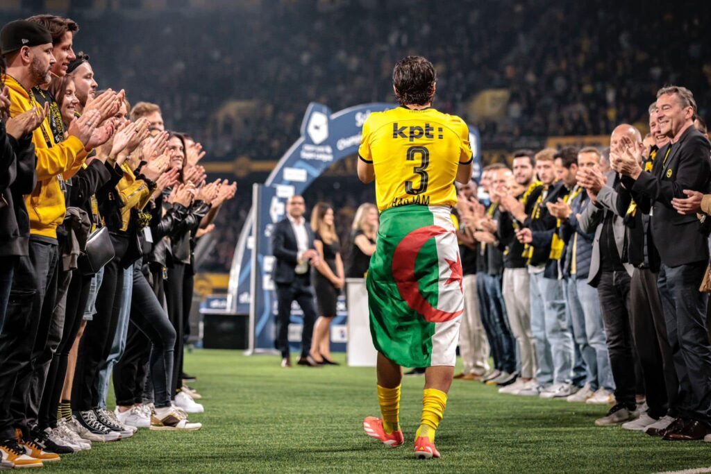 hadjam dos young boys berne drapeau celebration