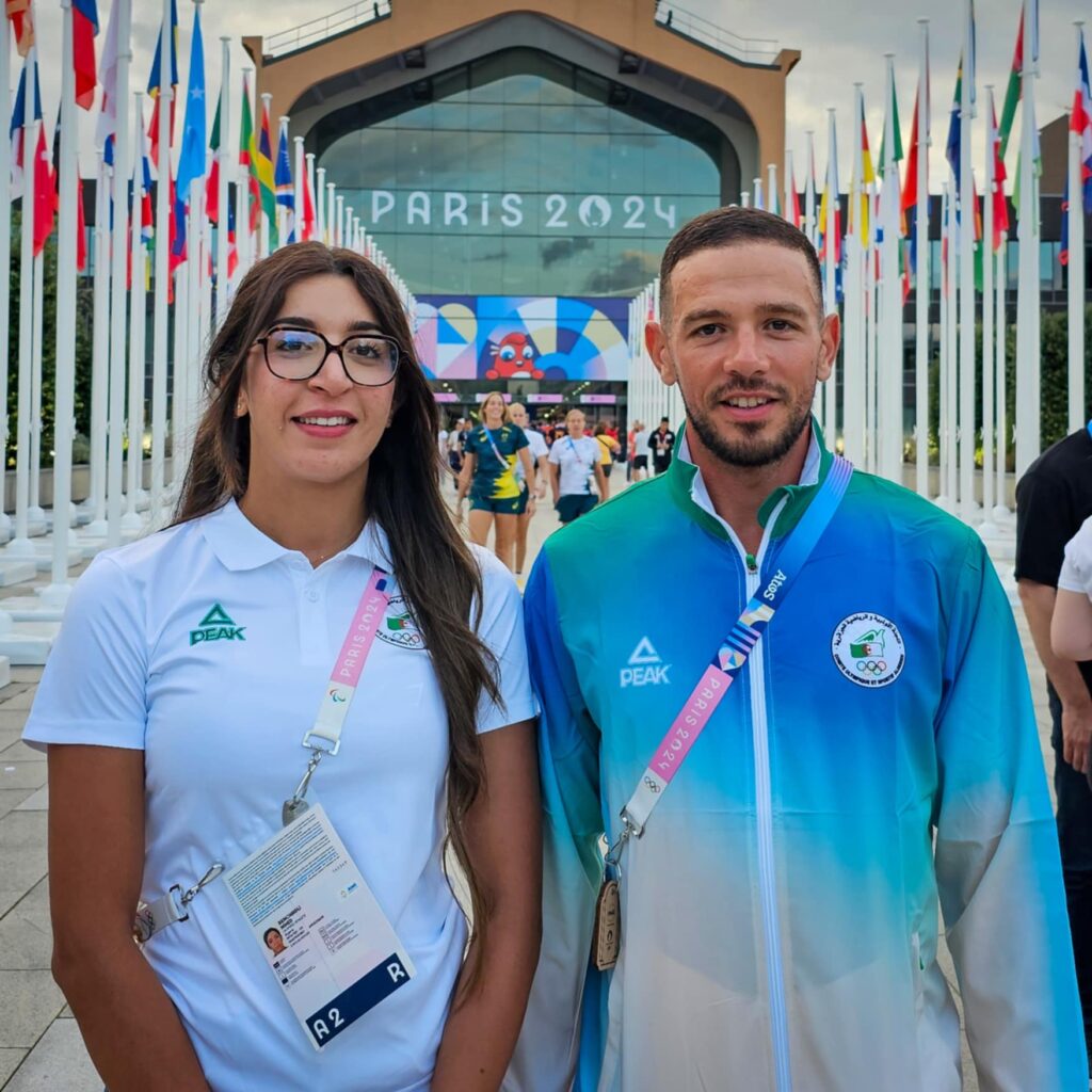 nihed benchadli sid ali boudina rameuse voile aviron jo 2024