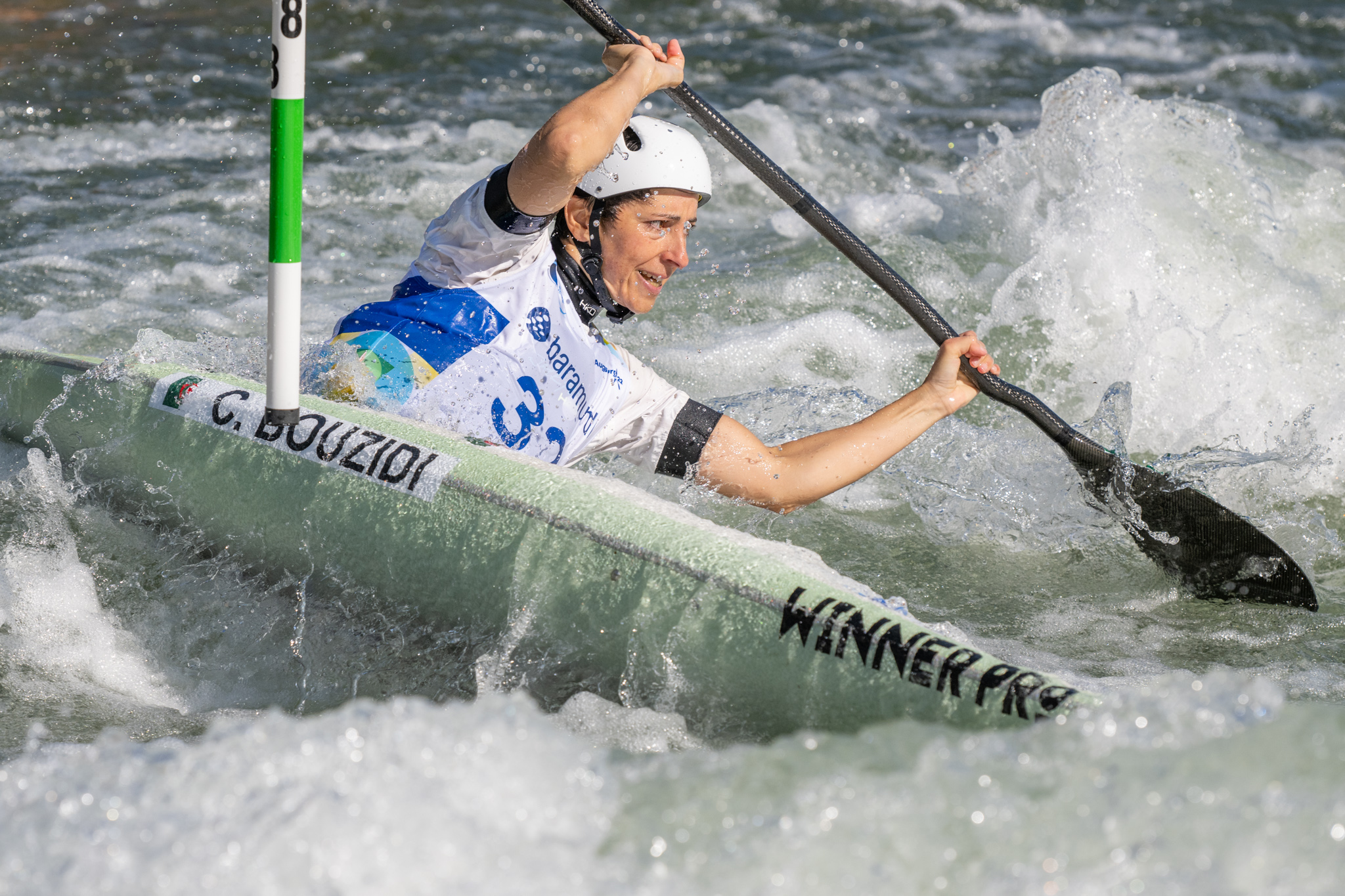 2022 ICF Canoe Slalom World Championships Carole Bouzidi Algeria by 2eight 9SC1169