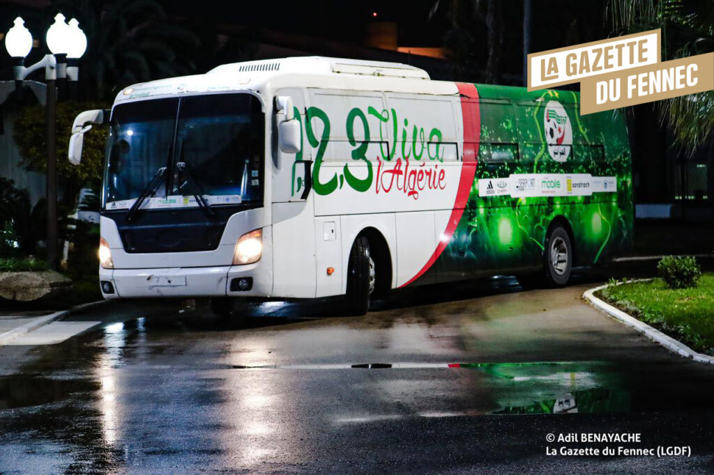 Bus officiel des Verts aéroport depart