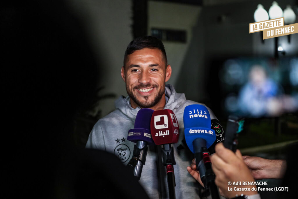 Belaili interview sourire Fennecs Algerie