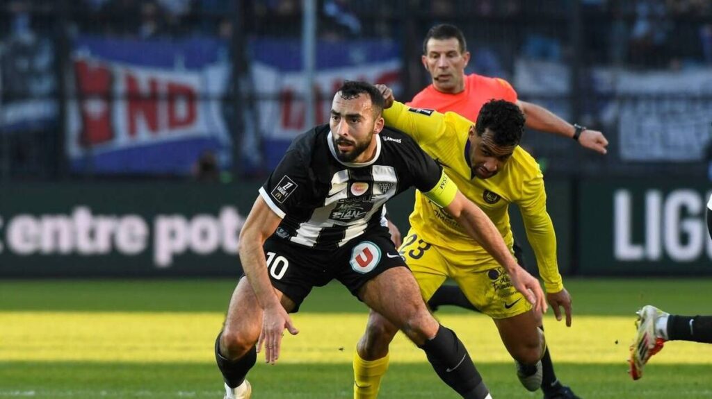 abdelli capitaine angers sco toulouse defaite