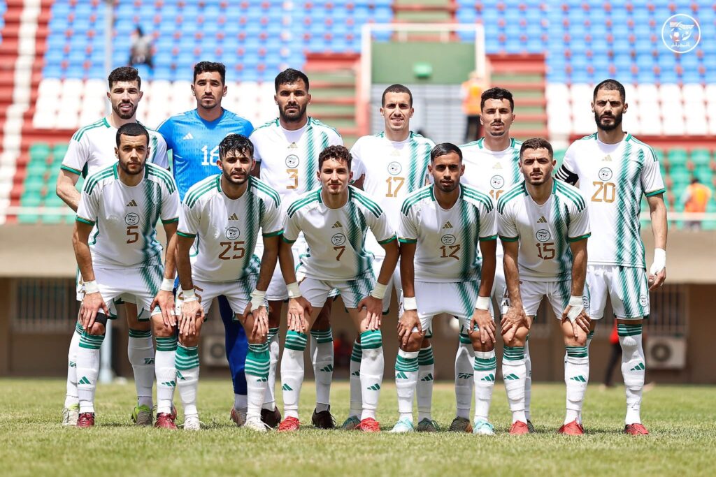 Sélection A’ locaux onze bougherra Khacef Madani Boulbina Benbot 
