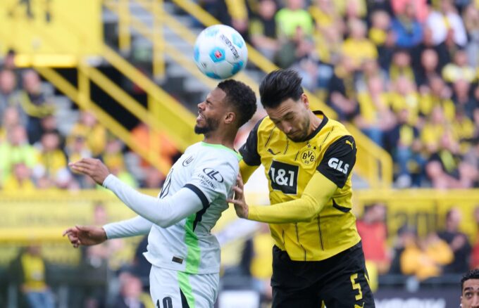 Bensebaini duel Wolfsburg