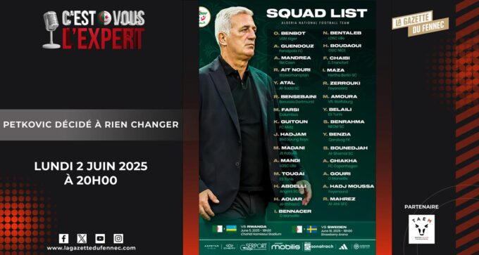 CVLXP 052Juin2025 Petkovic décidé à ne rien changer