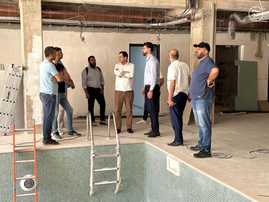 bouzenad piscine centre technique regionale tlemcen visite inspection chantier formation juin 2025