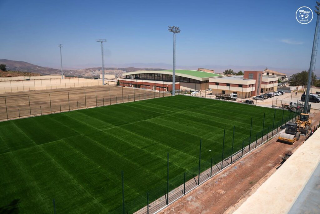 terrain gazon lalla setti centre technique regionale tlemcen visite inspection chantier formation juin 2025