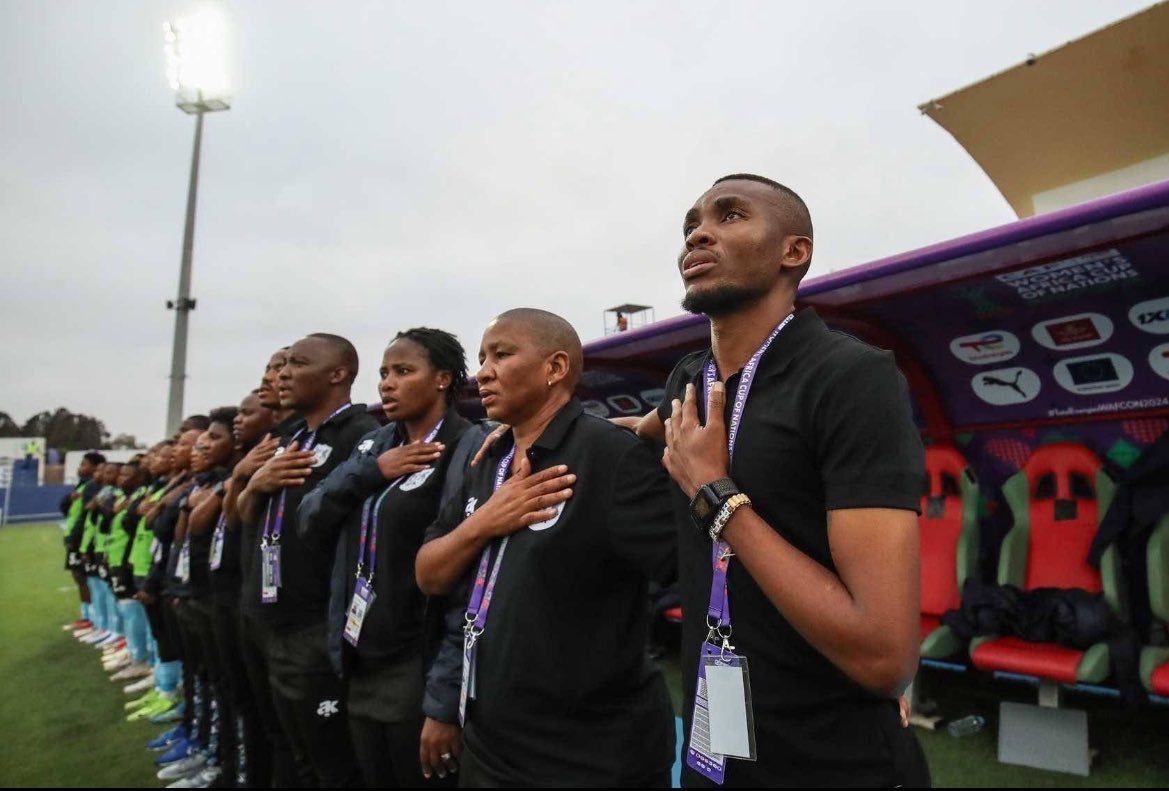 Banc du Botswana face à l'Algérie à la CAN dames
