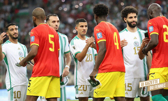 Algérie vs guinée avant