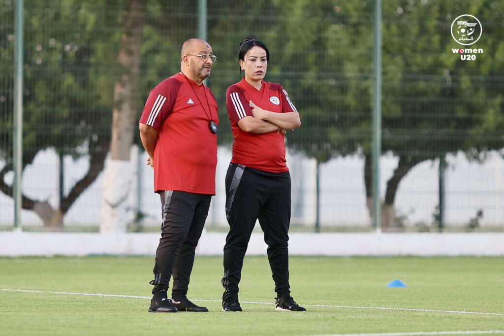 mouaz ahmed coach U20 feminine