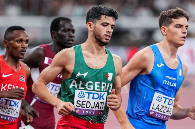 sedjati djamel tokyo 2025 championnats dyu monde 800 m