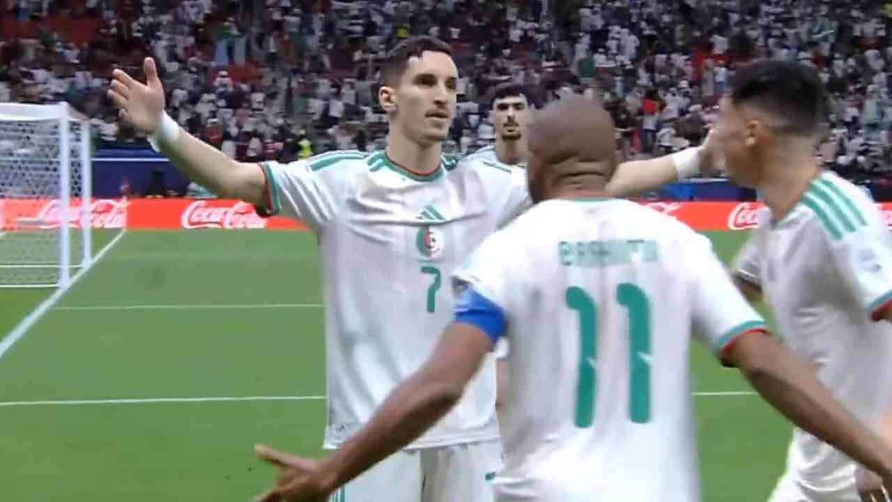 Algérie A’-Émirats Arabes Unis (1-1) : Le but de Boulbina