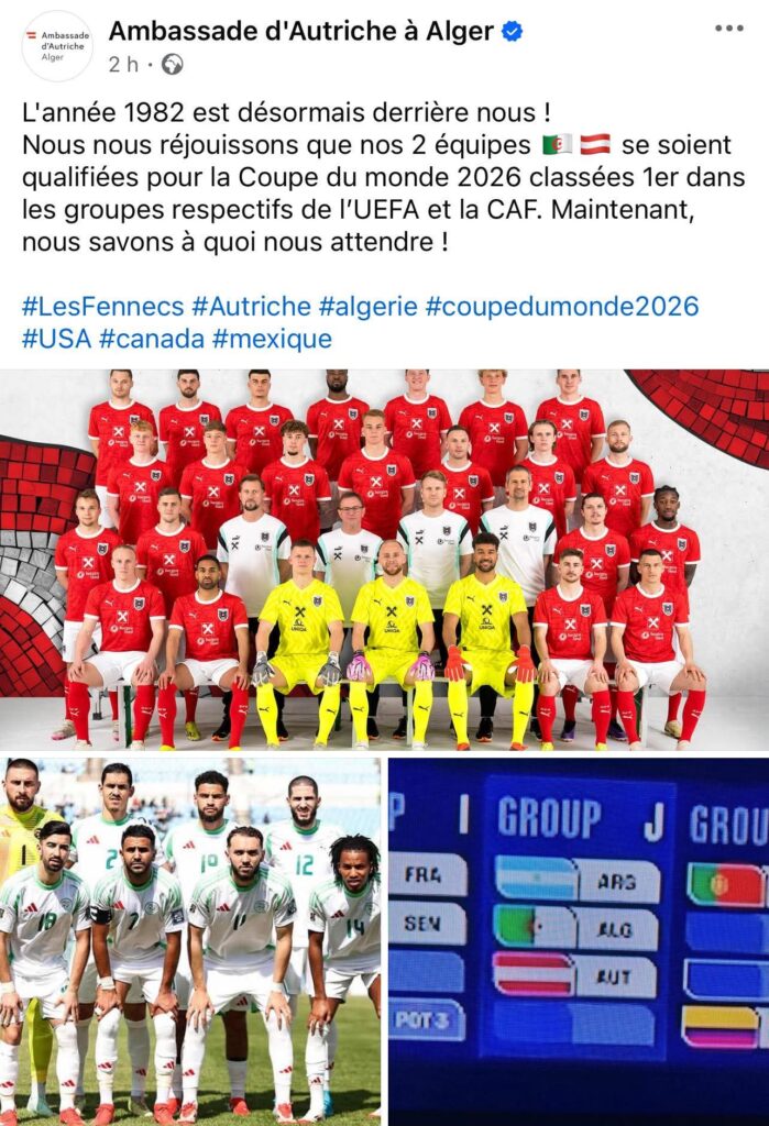 Algérie Autriche