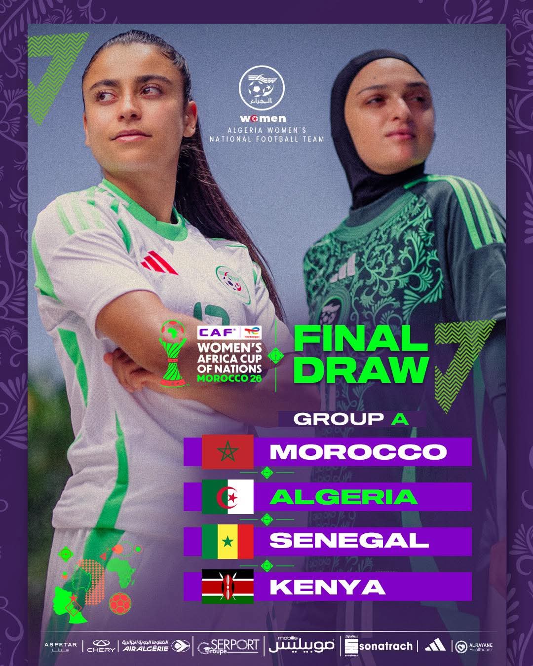 CAN 2026 dames Algérie Maroc CAN 2026 dames Algérie Maroc