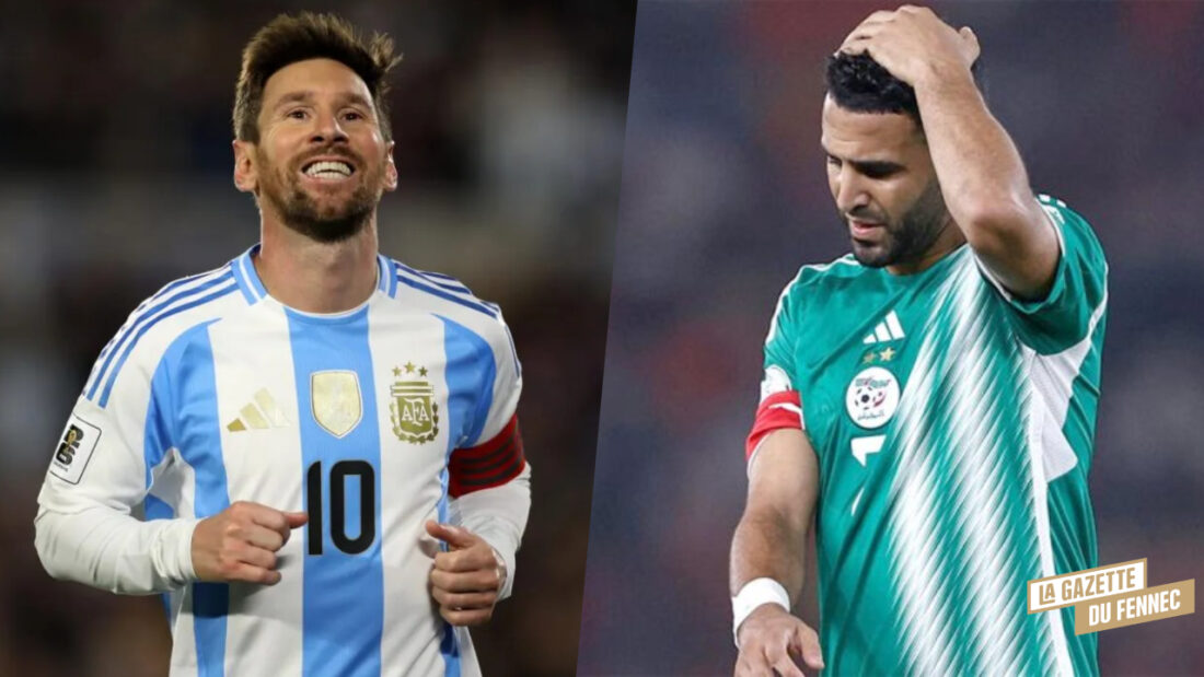 Lionel Messi Riyad Mahrez Argentine Alg&eacute;rie