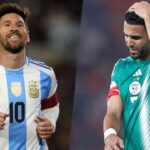 Lionel Messi Riyad Mahrez Argentine Algérie