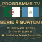 Match amical Algérie Guatemala