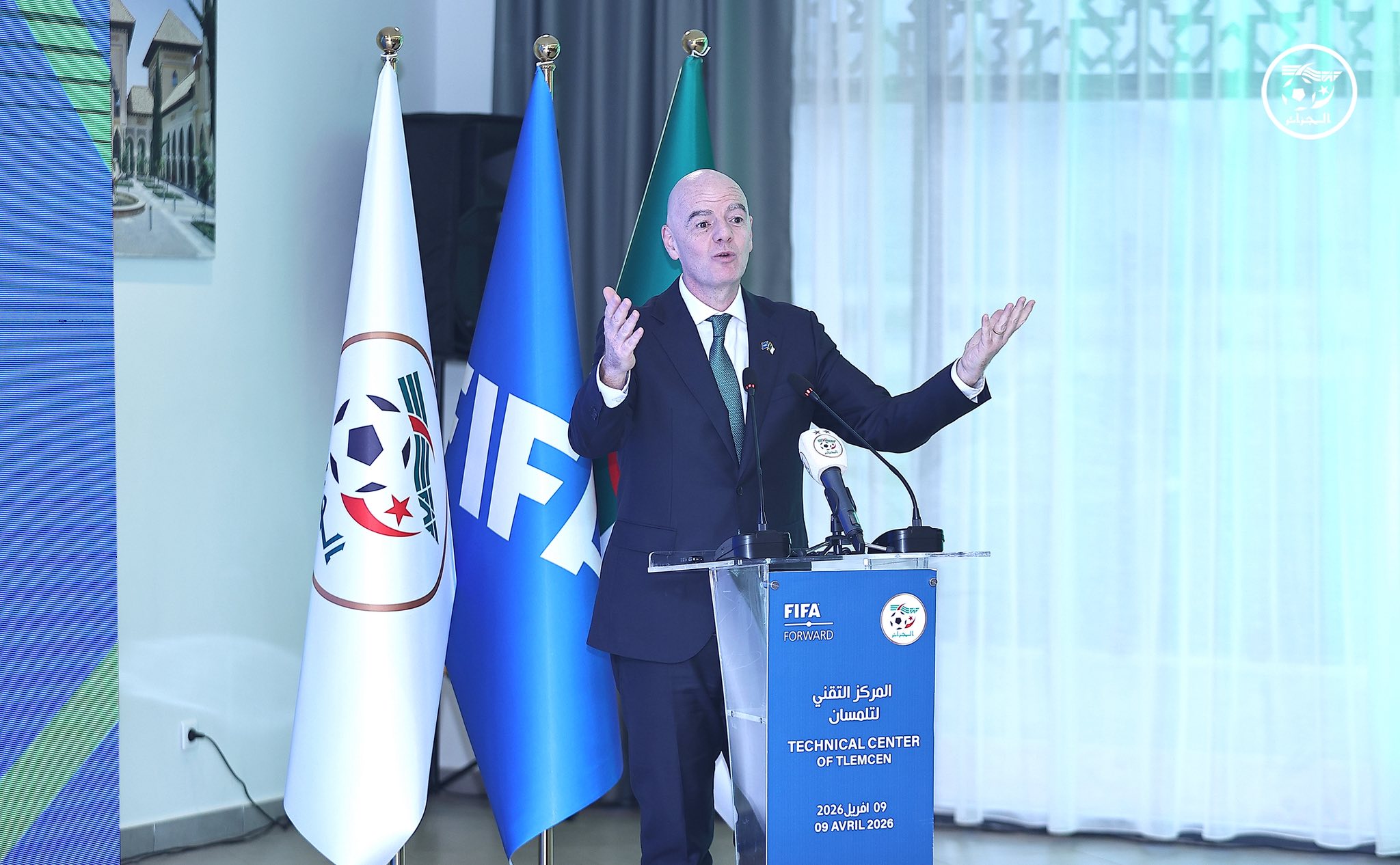 Gianni Infantino à Tlemcen
