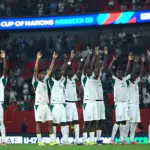 senegal players celebrates victory during the 2026 totalenergies caf u17 africa cup of nations afcon semi final match between senegal v morocco