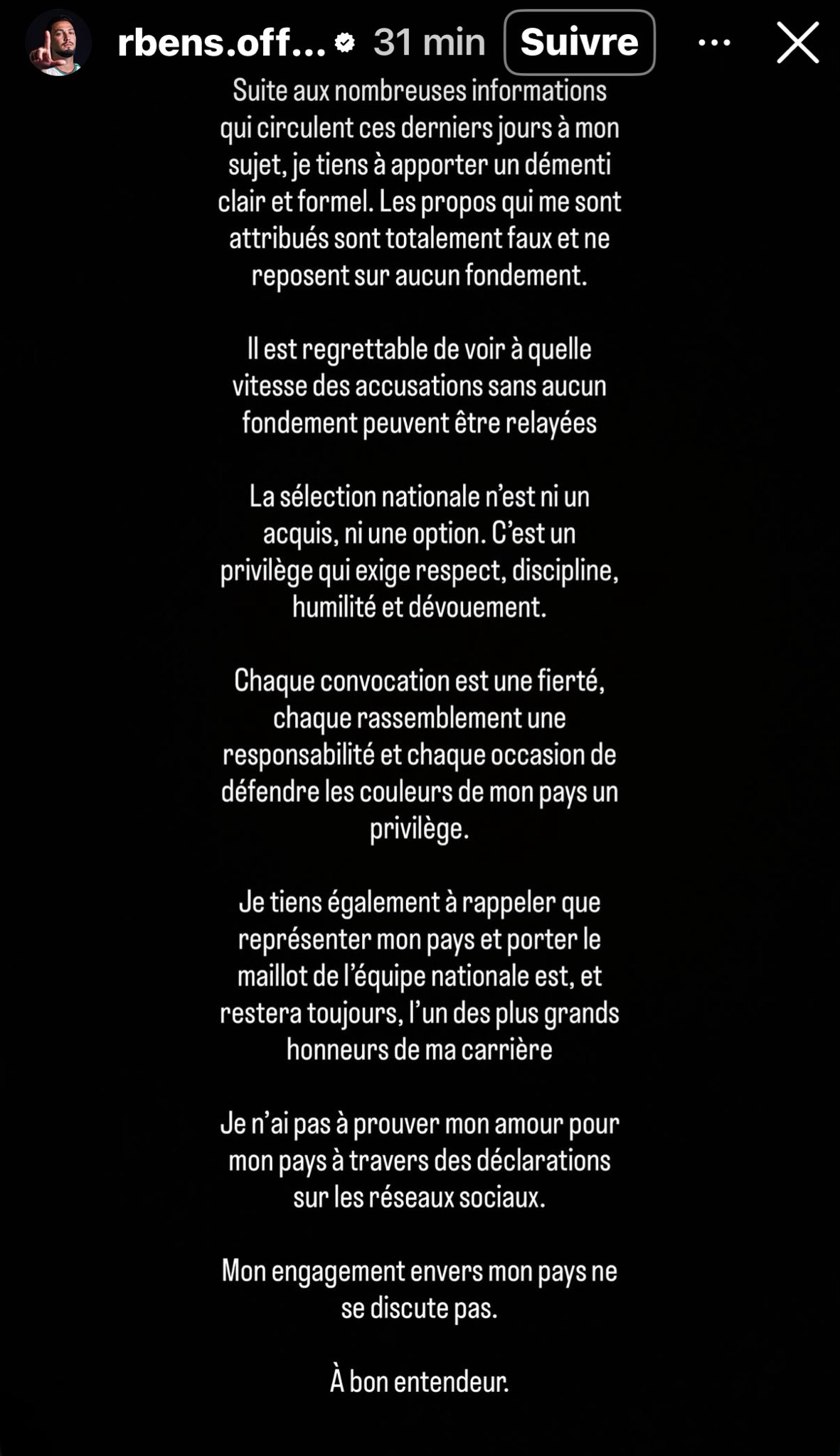 Story de Ramy Bensebaïni